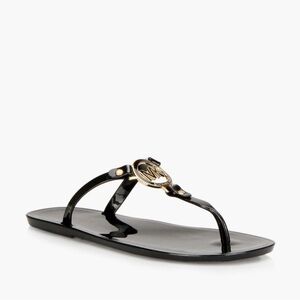 Michael Kors Black Logo Sandals